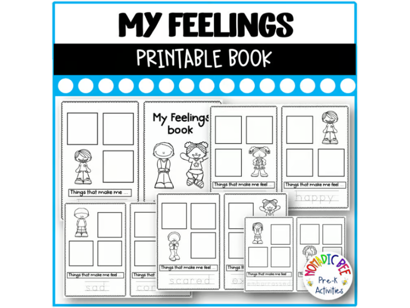 My Feelings Printable Book