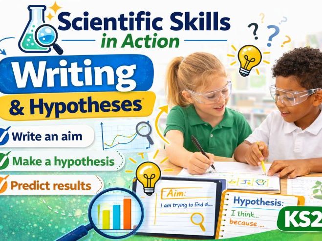 Scientific Skills in Action: Writing Aims & Hypotheses (KS2 Science Skills)