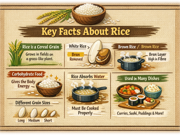 Rice  is Nice!  One Off Lesson  withTasks and Worksheet.