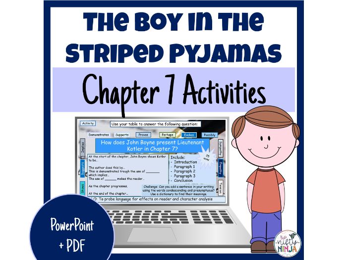 The Boy in the Striped Pyjamas Chapter 7 Activities Teaching Resources