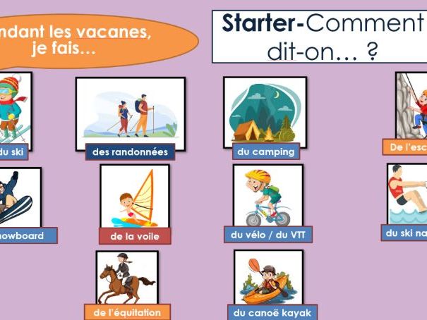 Studio 3 module 4 questions de vacances