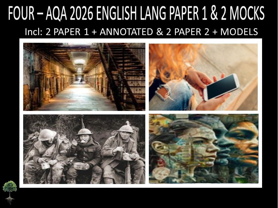FOUR - AQA PAPER 1 & 2 | 2026 FULL MOCKS | ANNOTATED | MODELS