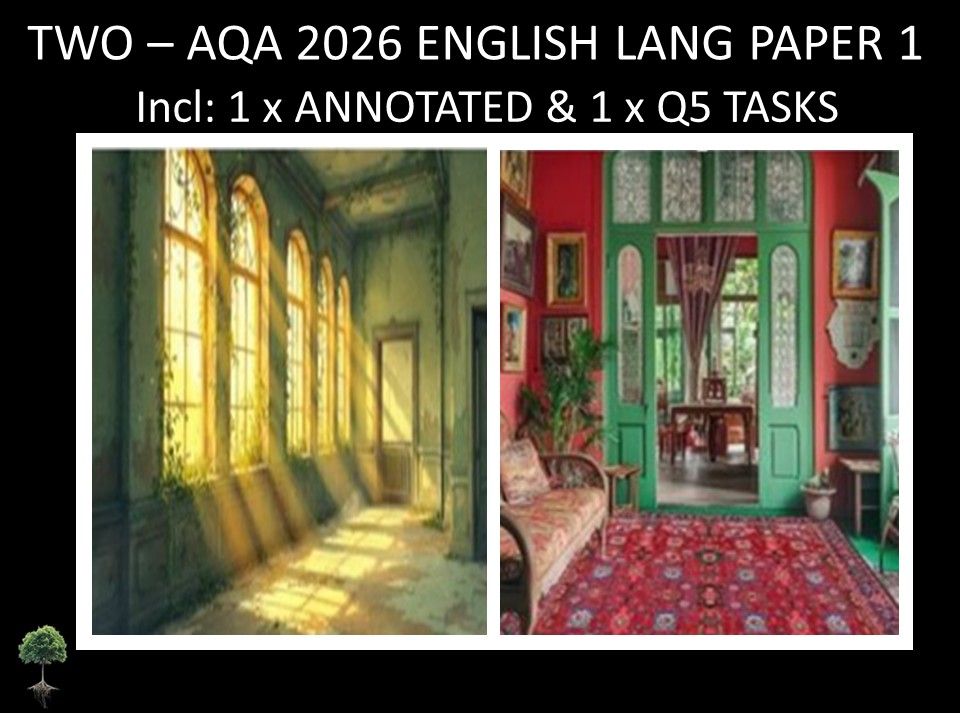 TWO - AQA PAPER 1 | 2026 FULL MOCKS | ANNOTATED | Q5 TASKS