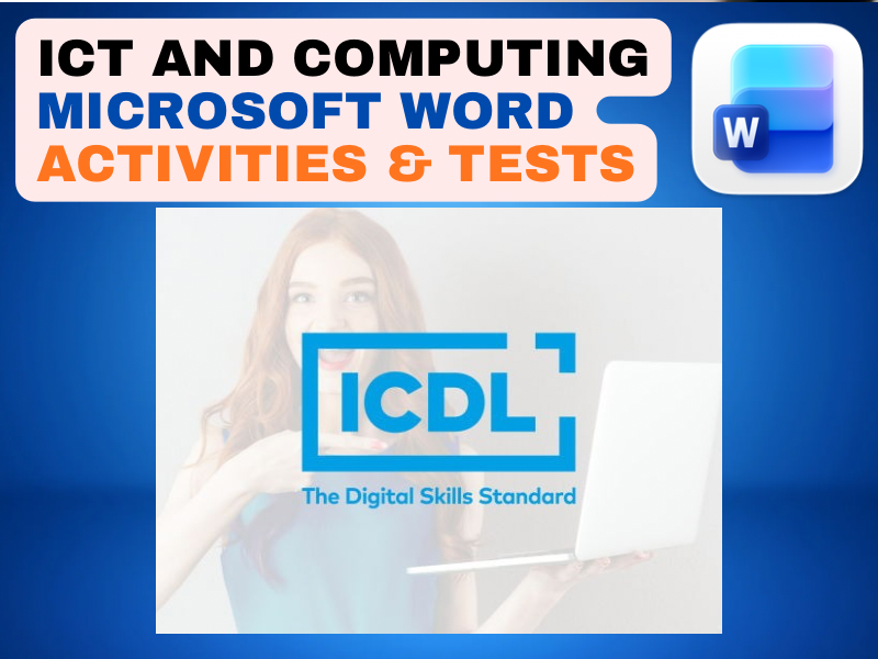Microsoft Word Digital Skills Bundle KS3 Computing