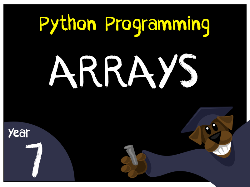 Python Programming - Arrays | Teaching Resources