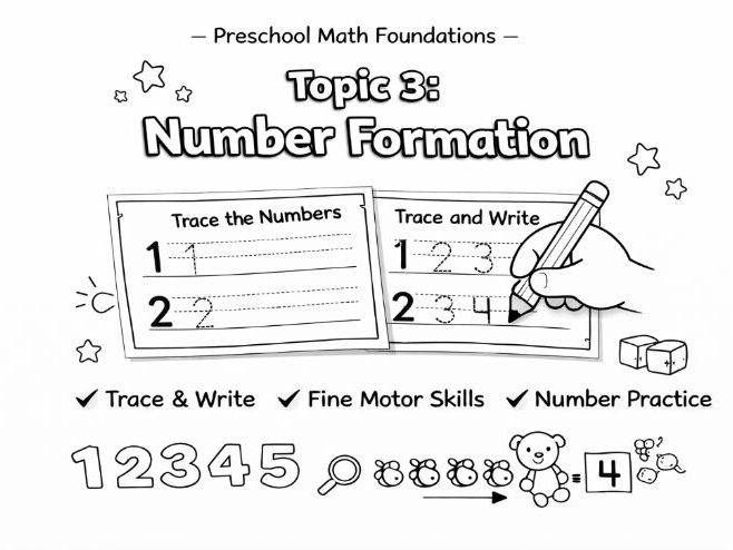 Preschool mathematics: Number formation