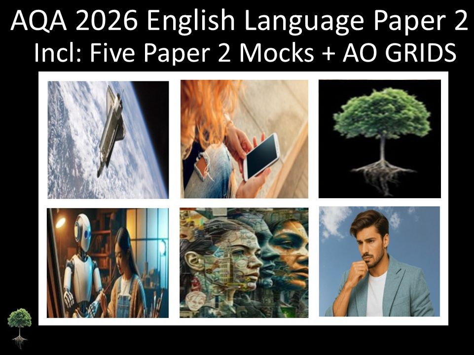 Five AQA 2026 English Language Paper 2 Mocks | AO GRIDS