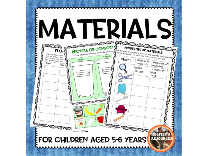 Materials Year 1 Teaching Resources