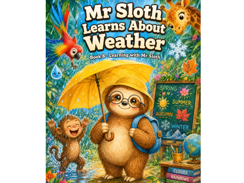 Learning with Mr Sloth: Weather | KS1 KS2 Year 1 - Year 3 | Science Geography The Seasons | 5-Lesson
