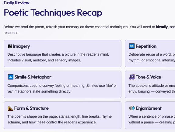 Unseen Poetry: 2023 English Literature IGCSE Pearson Edexcel
