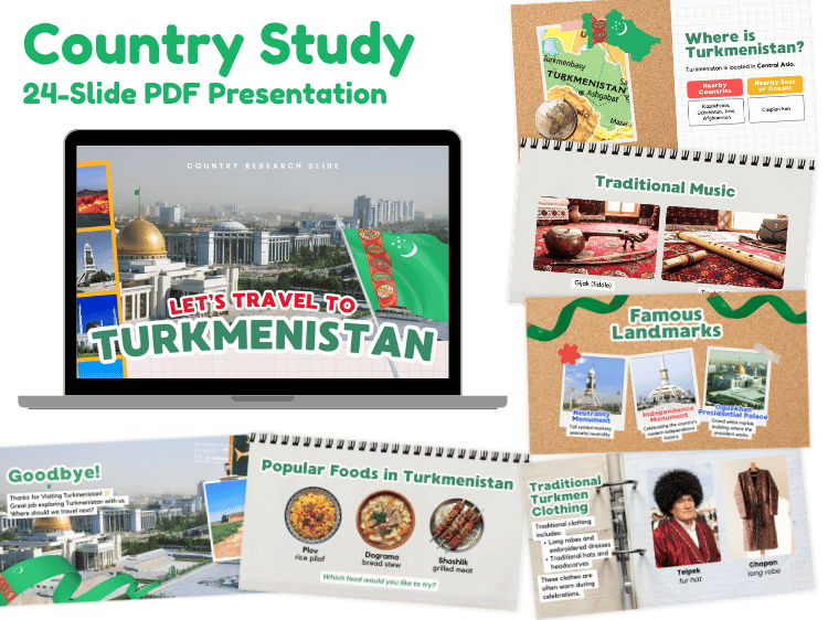 Turkmenistan Country Study | Geography & Culture Presentation