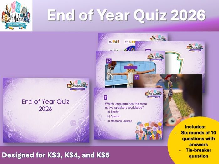 End of Year Quiz 2026