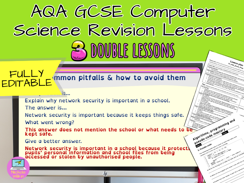 Revision Lessons AQA GCSE Computer Science (8525)