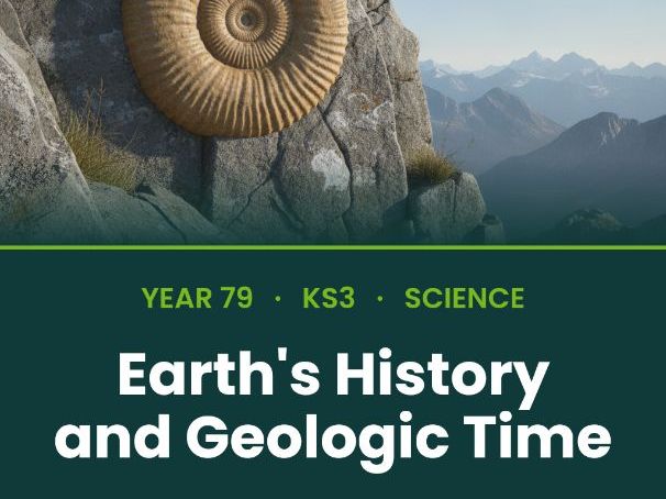 KS3 Science: Earth's History & Geologic Time | Rock Strata & Fossils
