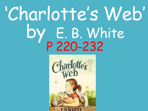 Charlotte's Web Extended reading comprehension lessons x11