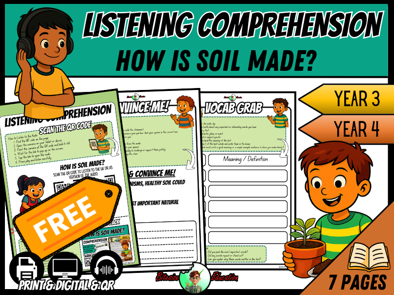 How Is Soil Made? | Listening Comprehension | Year 3/4
