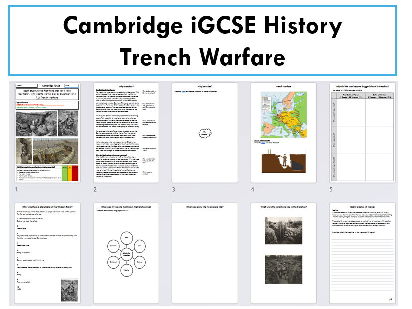 iGCSE | WW1 Trenches
