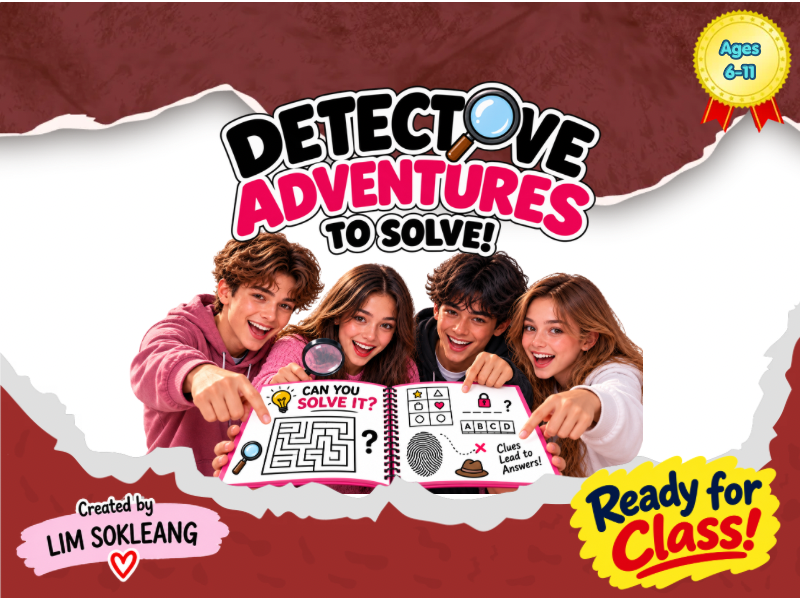 Detective Activity Book for Kids Ages 7–12