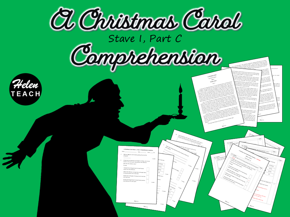 A Christmas Carol | Stave 1 Comprehension Part C