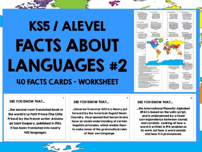 FACTS ABOUT LANGUAGES #2