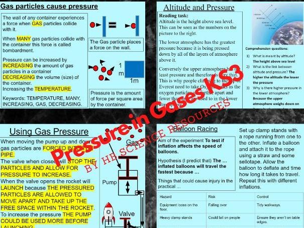 Pressure in Gases  KS3