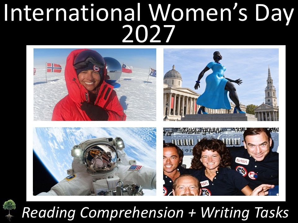 International Women’s Day 2027 | Reading Comprehension + Writing Bundle