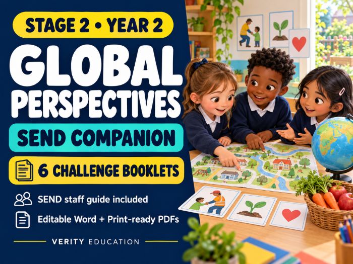 Global Perspectives Stage 2 — SEND Companion (All 6 Challenges)