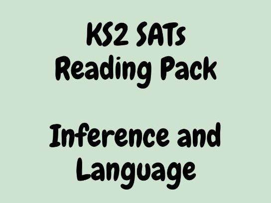 KS2 SATs Reading Inference & Language Pack