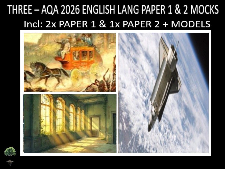 THREE - AQA PAPER 1 & 2 | 2026 FULL MOCKS | MODELS