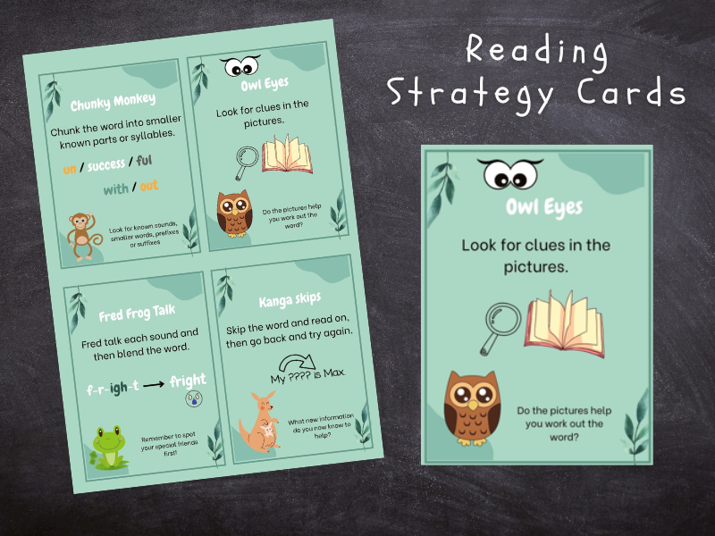 Reading Strategy Cards