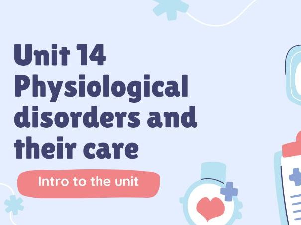 BTEC L3 Health and Social Care - Unit 14 learning aim B resources