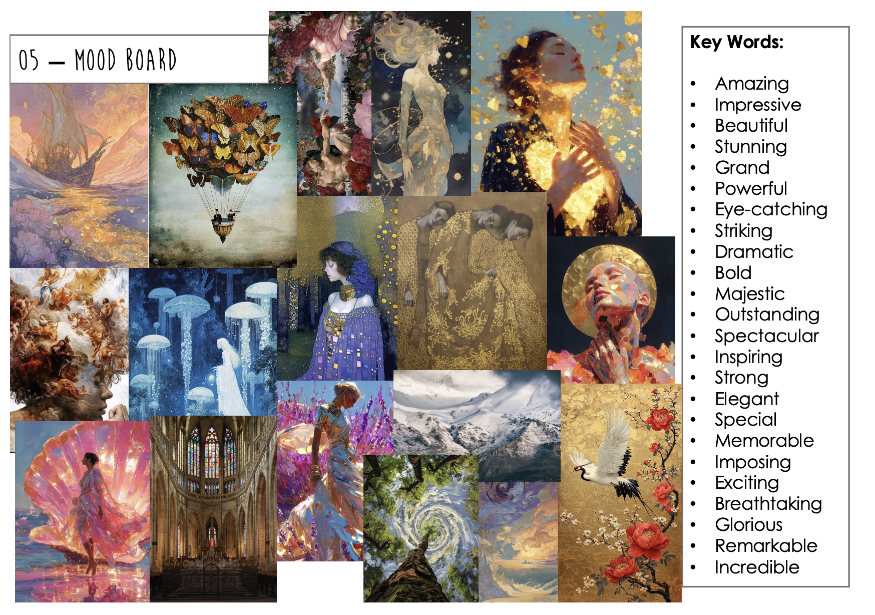 2026 AQA GCSE Fine Art Artists Mood Board Support Teaching Resources
