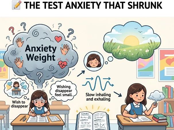The Test Anxiety That Shrunk – An SEL Story About Managing Anxiety and Coping