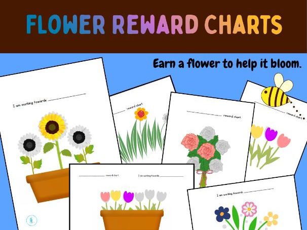 Flowers Reward Chart - Positive behaviour