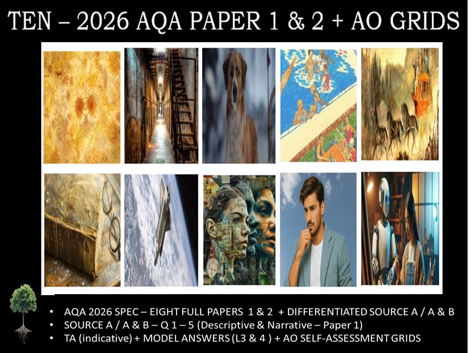 TEN - NEW PAPER 1 & 2 | 2026 FULL MOCK | + AO GRIDS
