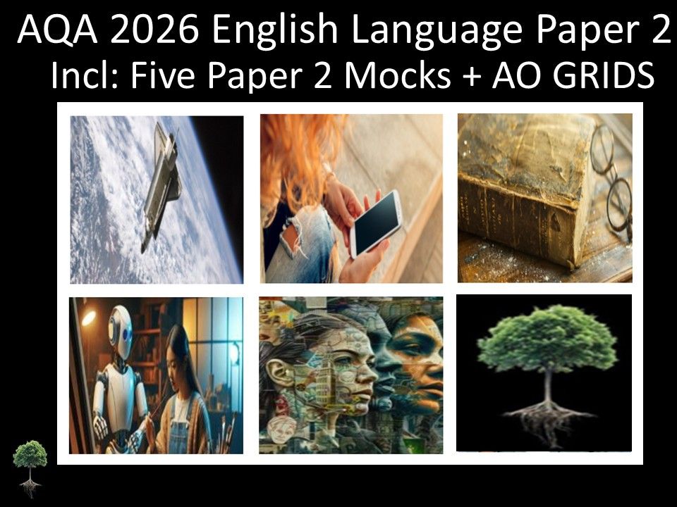 Five AQA 2026 English Language Paper 2 Mocks | AO GRIDS