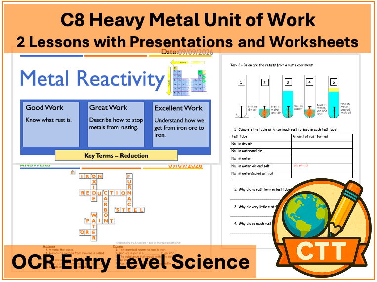 OCR Entry Level Science - C8 Heavy Metal - 2 Lessons
