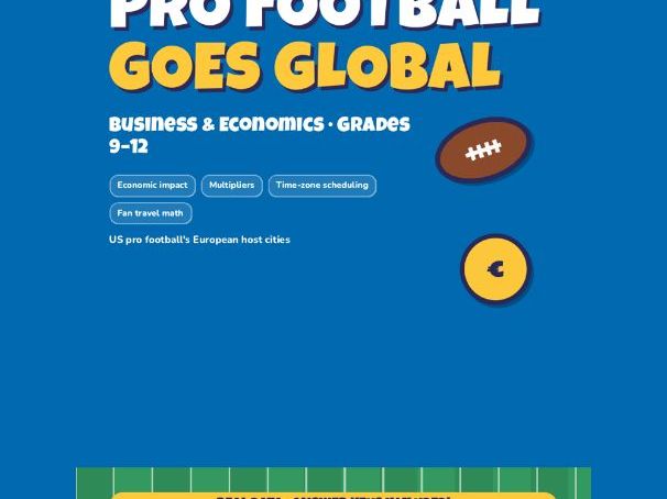 Pro Football in Europe Global Business 9-12 | Economic Impact, Time Zones