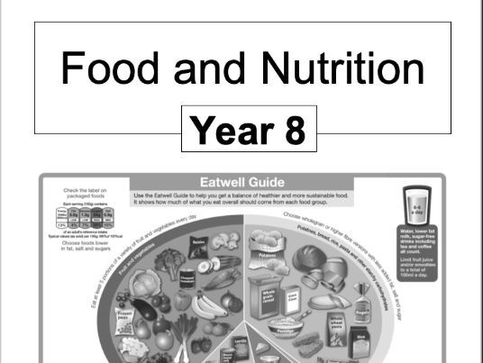 Food & Nutrition 8 lesson rotation booklet