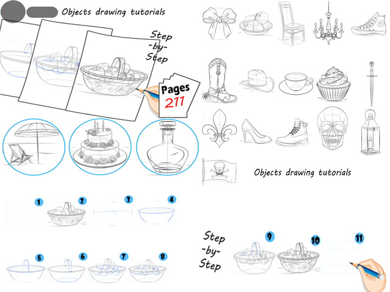 Objects Drawing Tutorials – Step-by-Step Guides for Sketching Everyday Items