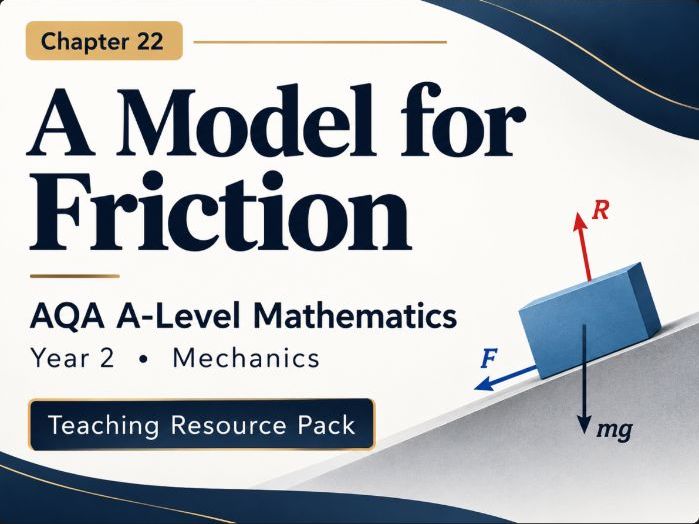 22 - A Model for Friction Teacher Pack - A2 (Year 2) Mathematics A Level AQA