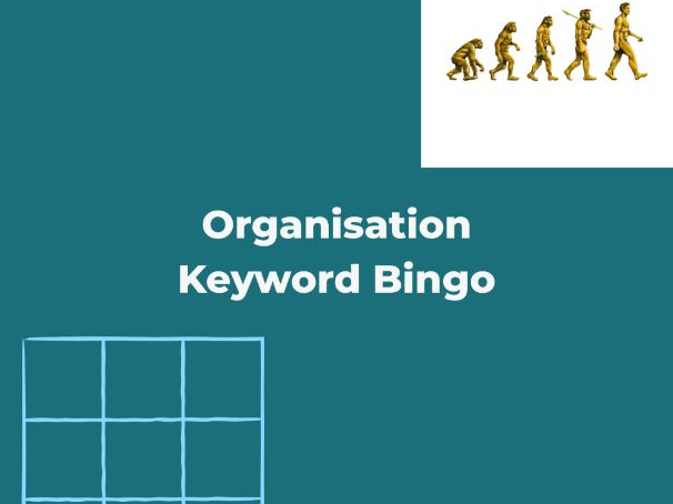 GCSE Biology Organisation Revision Game Keyword Bingo Retrieval Practice