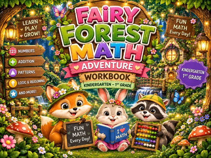 Fairy Forest Math Adventure | Kindergarten & 1st Grade