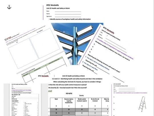 BTEC Workskills: Unit 35 - Health and Safety at Work