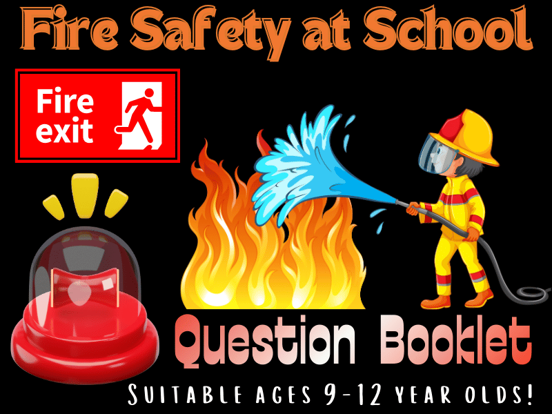 Fire Safety at School: The Ultimate Question Booklet for Young Heroes!