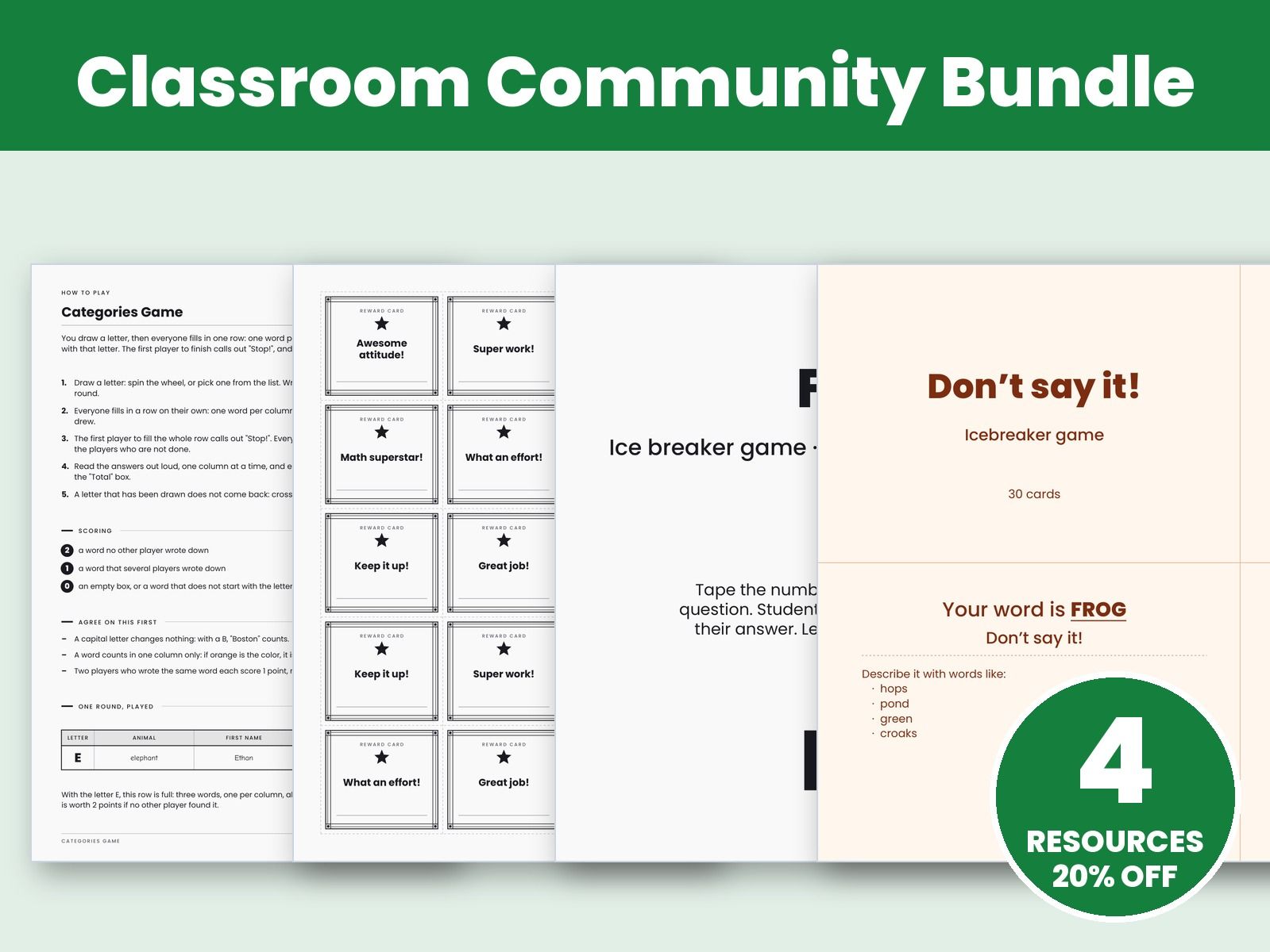Classroom Community Bundle