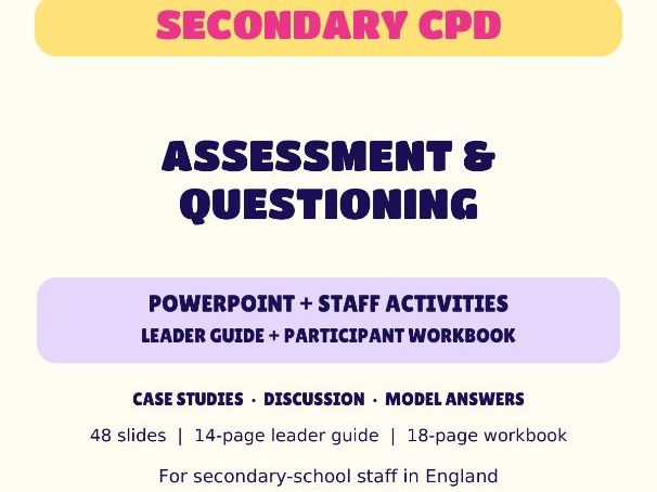 Assessment & Questioning | Secondary CPD