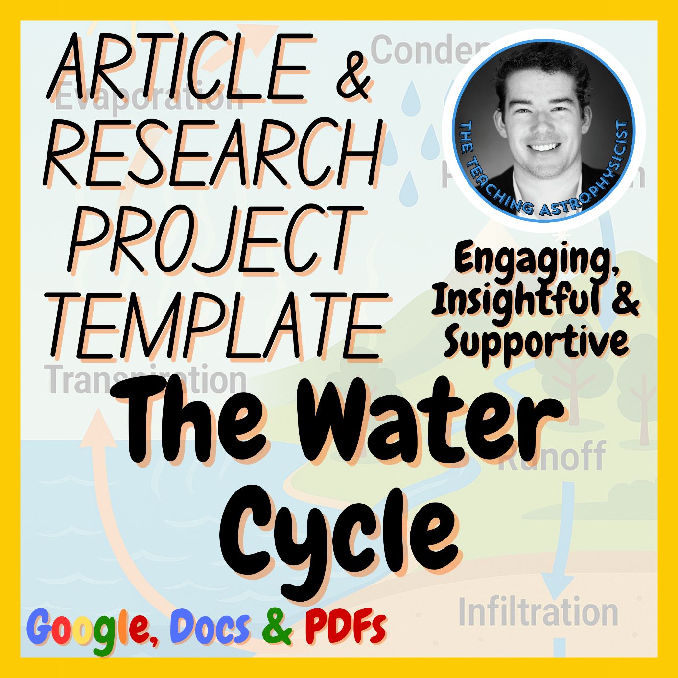 The Water Cycle | Article + Research Project Template | Earth Science Resource