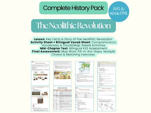 The Neolithic Revolution – From Nomads to Farmers (Sixième / KS3 History)