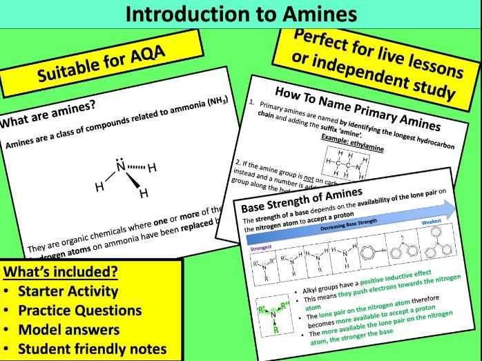 Introduction to Amines (AQA)